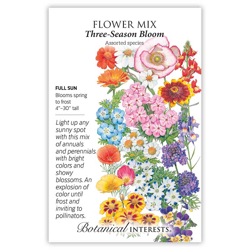 Botanical Interests Seeds-Flowers 3/3