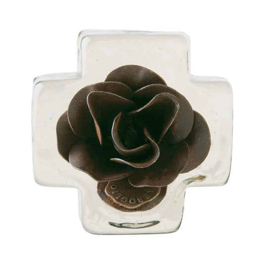 Rosa Glass Cross