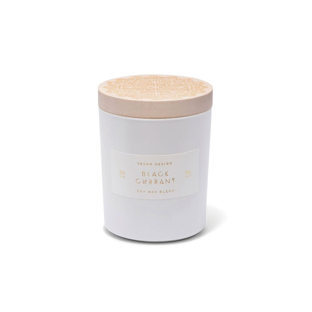 Skeem Design Print Block Candle in Black Currant Scent2